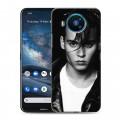 Дизайнерский силиконовый чехол для Nokia 8.3 Джонни Депп