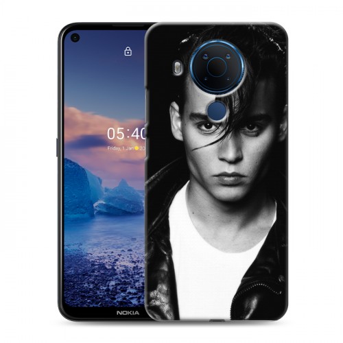 Дизайнерский силиконовый чехол для Nokia 5.4 Джонни Депп