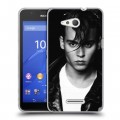 Дизайнерский пластиковый чехол для Sony Xperia E4g Джонни Депп