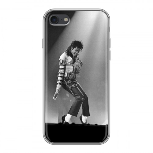 Дизайнерский силиконовый чехол для Iphone 7 Майкл Джексон