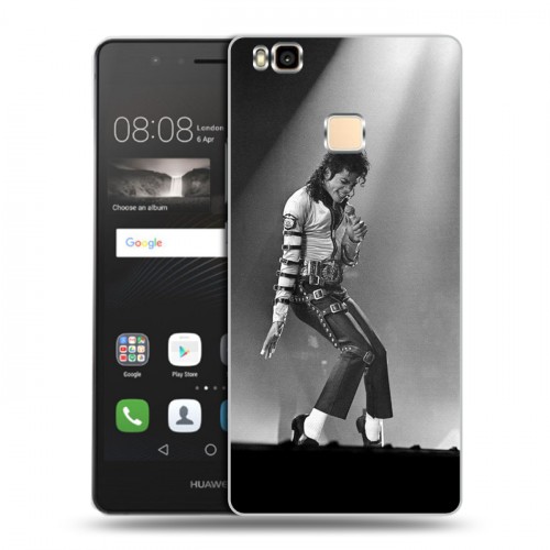 Дизайнерский пластиковый чехол для Huawei P9 Lite Майкл Джексон
