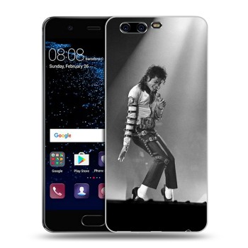 Дизайнерский силиконовый чехол для Huawei P10 Plus Майкл Джексон (на заказ)