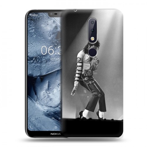 Дизайнерский пластиковый чехол для Nokia 6.1 Plus Майкл Джексон