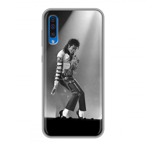 Дизайнерский силиконовый чехол для Samsung Galaxy A50 Майкл Джексон
