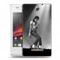 Дизайнерский пластиковый чехол для Sony Xperia E Майкл Джексон