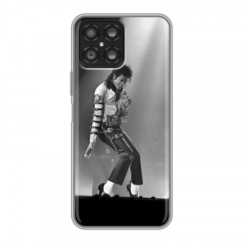 Дизайнерский силиконовый чехол для Huawei Honor X8 Майкл Джексон