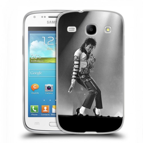 Дизайнерский пластиковый чехол для Samsung Galaxy Core Майкл Джексон