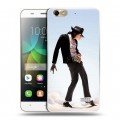 Дизайнерский пластиковый чехол для Huawei Honor 4C Майкл Джексон
