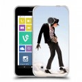 Дизайнерский пластиковый чехол для Nokia Lumia 530 Майкл Джексон