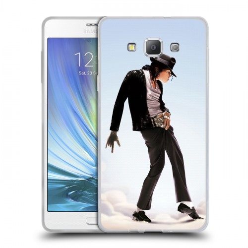 Дизайнерский пластиковый чехол для Samsung Galaxy A7 Майкл Джексон