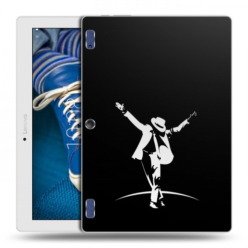 Дизайнерский силиконовый чехол для Lenovo Tab 2 A10-30 Майкл Джексон