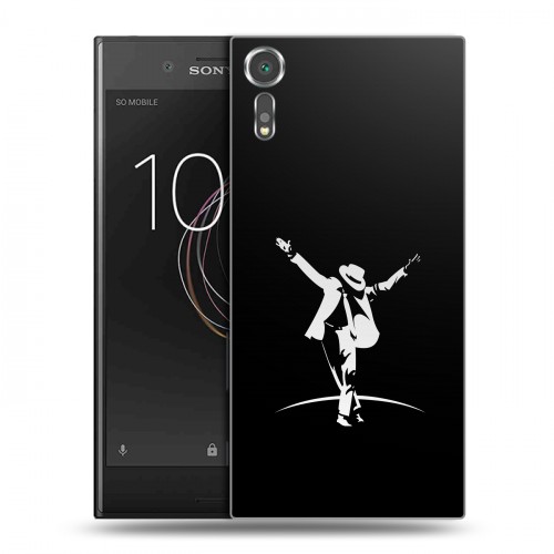 Дизайнерский пластиковый чехол для Sony Xperia XZs Майкл Джексон