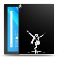 Дизайнерский силиконовый чехол для Lenovo Tab 4 10 Plus Майкл Джексон
