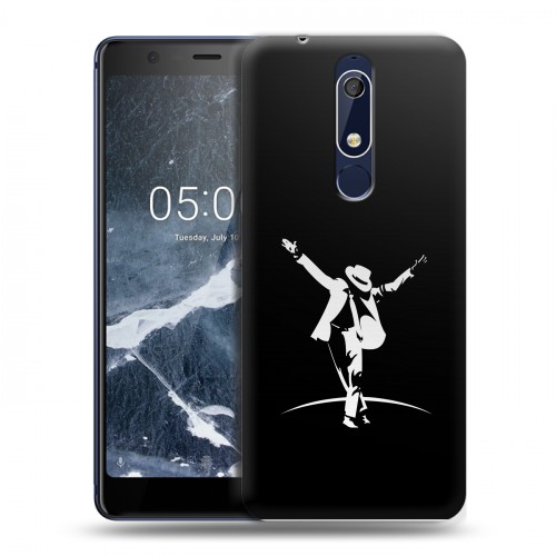 Дизайнерский пластиковый чехол для Nokia 5.1 Майкл Джексон