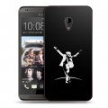 Дизайнерский пластиковый чехол для HTC Desire 700 Майкл Джексон