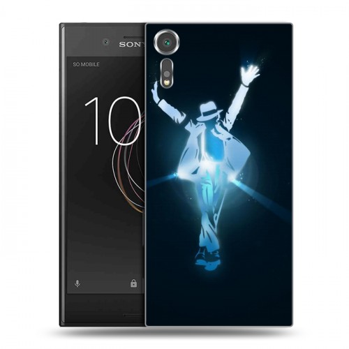 Дизайнерский пластиковый чехол для Sony Xperia XZs Майкл Джексон