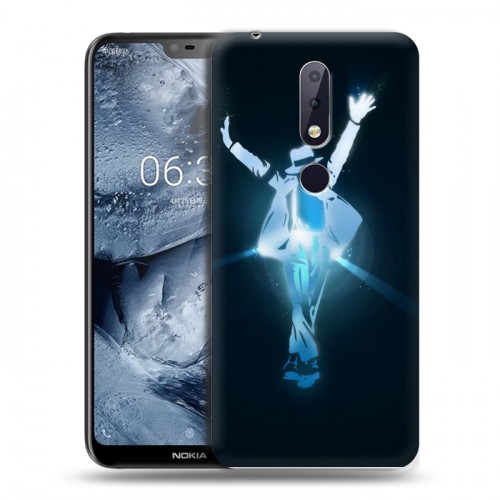 Дизайнерский пластиковый чехол для Nokia 6.1 Plus Майкл Джексон