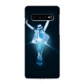 Дизайнерский силиконовый чехол для Samsung Galaxy S10 Майкл Джексон