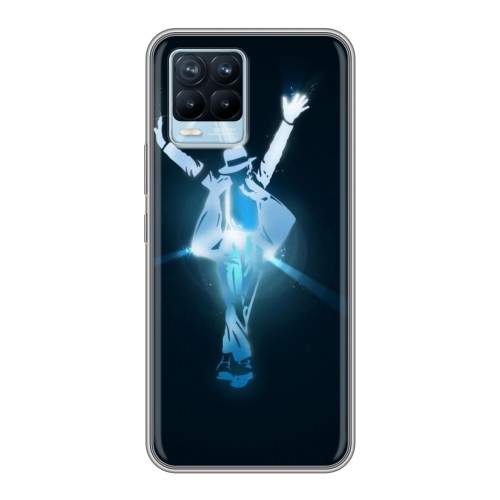 Дизайнерский силиконовый чехол для Realme 8 Майкл Джексон