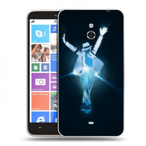 Дизайнерский пластиковый чехол для Nokia Lumia 1320 Майкл Джексон