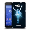 Дизайнерский пластиковый чехол для Sony Xperia E4g Майкл Джексон