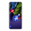 Дизайнерский силиконовый чехол для Huawei P30 Lite Новогодняя хвоя