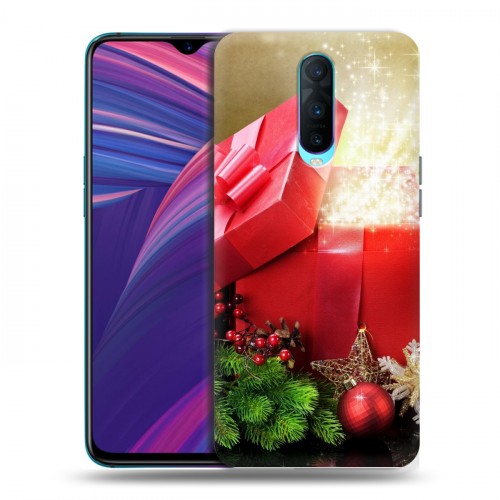 Дизайнерский пластиковый чехол для OPPO RX17 Pro Новогодняя хвоя