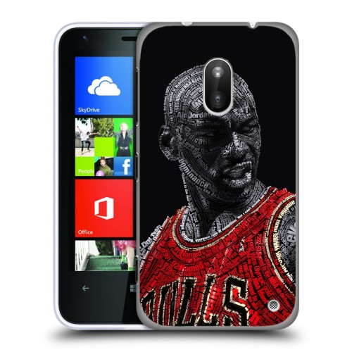 Дизайнерский силиконовый чехол для Nokia Lumia 620 Майкл Джордан