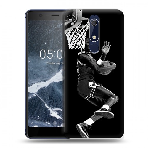 Дизайнерский пластиковый чехол для Nokia 5.1 Майкл Джордан