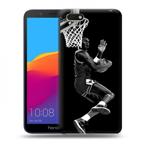 Дизайнерский пластиковый чехол для Huawei Honor 7A Майкл Джордан