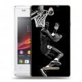 Дизайнерский пластиковый чехол для Sony Xperia E Майкл Джордан