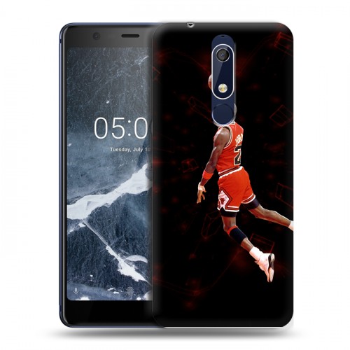 Дизайнерский пластиковый чехол для Nokia 5.1 Майкл Джордан