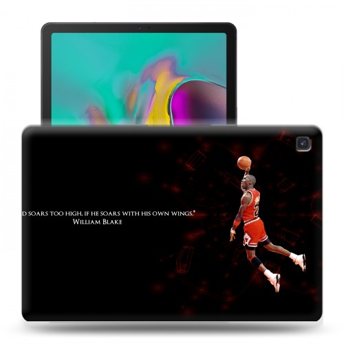 Дизайнерский силиконовый чехол для Samsung Galaxy Tab S5e Майкл Джордан
