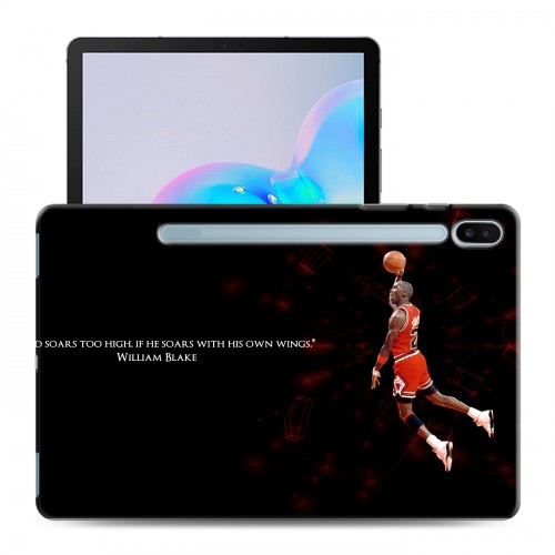 Дизайнерский силиконовый чехол для Samsung Galaxy Tab S6 Майкл Джордан