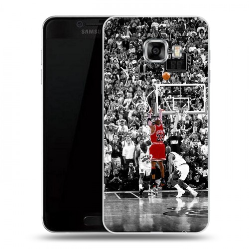 Дизайнерский пластиковый чехол для Samsung Galaxy C5 Майкл Джордан