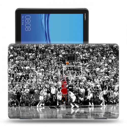 Дизайнерский силиконовый чехол для Huawei MediaPad T5 Майкл Джордан