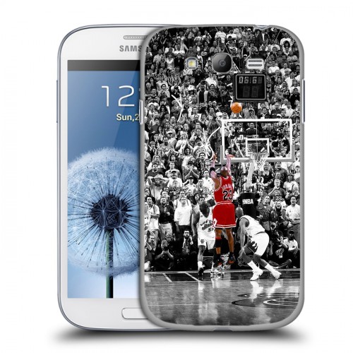 Дизайнерский пластиковый чехол для Samsung Galaxy Grand Майкл Джордан