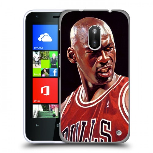 Дизайнерский пластиковый чехол для Nokia Lumia 620 Майкл Джордан