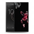 Дизайнерский пластиковый чехол для Sony Xperia XZs Майкл Джордан