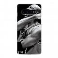 Дизайнерский силиконовый чехол для Samsung Galaxy S10 Майкл Джордан
