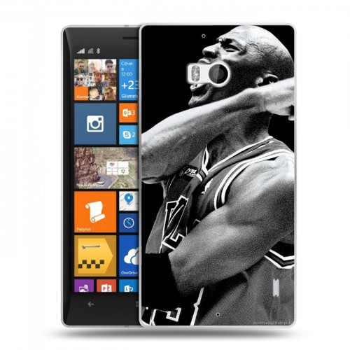 Дизайнерский пластиковый чехол для Nokia Lumia 930 Майкл Джордан
