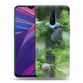 Дизайнерский пластиковый чехол для OPPO RX17 Pro Новогодняя хвоя