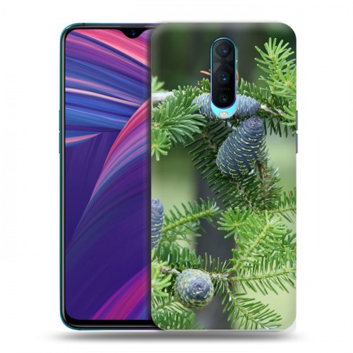 Дизайнерский пластиковый чехол для OPPO RX17 Pro Новогодняя хвоя