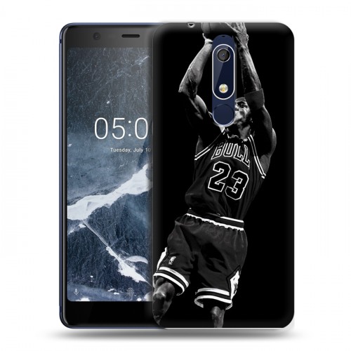 Дизайнерский пластиковый чехол для Nokia 5.1 Майкл Джордан