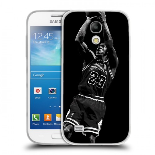 Дизайнерский пластиковый чехол для Samsung Galaxy S4 Mini  Майкл Джордан