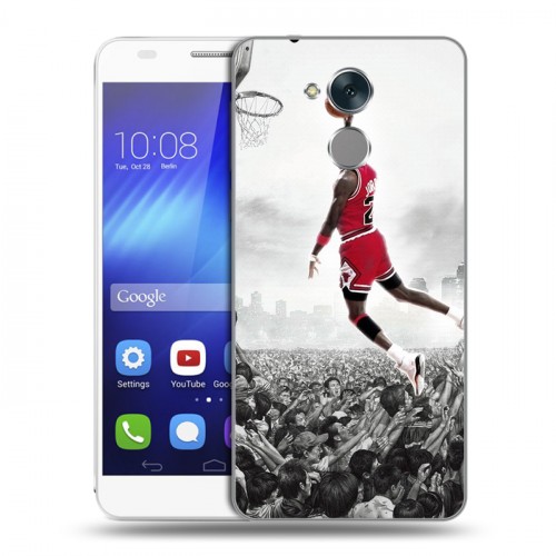 Дизайнерский пластиковый чехол для Huawei Honor 6C Майкл Джордан