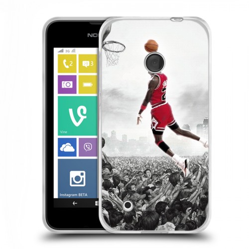 Дизайнерский пластиковый чехол для Nokia Lumia 530 Майкл Джордан