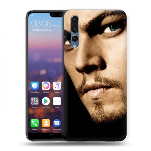 Дизайнерский силиконовый с усиленными углами чехол для Huawei P20 Pro Леонардо Дикаприо