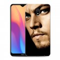 Дизайнерский силиконовый с усиленными углами чехол для Xiaomi RedMi 8A Леонардо Дикаприо