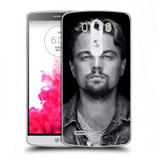 Дизайнерский пластиковый чехол для LG G3 (Dual-LTE) Леонардо Дикаприо